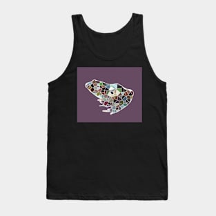 Purple geometrical frog Tank Top